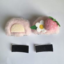 Load image into Gallery viewer, 2Pcs Car Soft Plush Motorcycle Helmet Decoration Little Bear's Ears For Electric Bike Motocross Full Face Off Road Helmet Sticker
