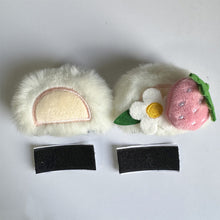 Load image into Gallery viewer, 2Pcs Car Soft Plush Motorcycle Helmet Decoration Little Bear's Ears For Electric Bike Motocross Full Face Off Road Helmet Sticker
