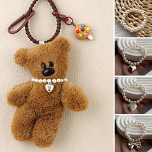 Load image into Gallery viewer, Cartoon Cute Plush Doll Necklace Love Pendant Pearl Chain Delicate Alloy Decoration Accessory For 13cm Master Dog Plush Doll
