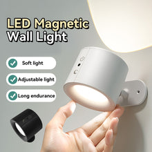 Load image into Gallery viewer, LED Wall Light Rechargeable Touch Double Head Wall Lamp 360° Rotation Wireless Remote Control LED Spotlight For Bedroom Lighting
