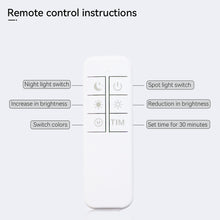 Load image into Gallery viewer, LED Wall Light Rechargeable Touch Double Head Wall Lamp 360° Rotation Wireless Remote Control LED Spotlight For Bedroom Lighting
