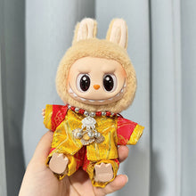 Load image into Gallery viewer, For 17cm Labubu Doll Clothes New Year Christmas Fashion Clothes Doll Clothes Dolls Accessories Cute Decoration Little Clothes
