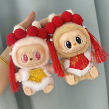 Load image into Gallery viewer, For 17cm Labubu Doll Clothes New Year Christmas Fashion Clothes Doll Clothes Dolls Accessories Cute Decoration Little Clothes
