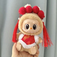 Load image into Gallery viewer, For 17cm Labubu Doll Clothes New Year Christmas Fashion Clothes Doll Clothes Dolls Accessories Cute Decoration Little Clothes
