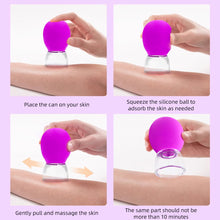 Load image into Gallery viewer, Facial Silicone Cupping Device Multifunctional Vacuum Negative Pressure Cupping Gua Sha Skin Lifting Tightening Tool

