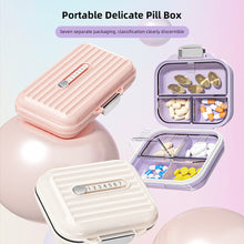 Load image into Gallery viewer, 7-grid Pill Box Portable Moistureproof Dustproof Medicine Box Large Capacity Multifunctional Daily Medication Jewelry Storage Box
