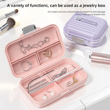 Load image into Gallery viewer, 7-grid Pill Box Portable Moistureproof Dustproof Medicine Box Large Capacity Multifunctional Daily Medication Jewelry Storage Box
