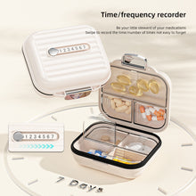 Load image into Gallery viewer, 7-grid Pill Box Portable Moistureproof Dustproof Medicine Box Large Capacity Multifunctional Daily Medication Jewelry Storage Box
