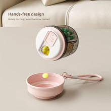 Load image into Gallery viewer, Portable 4-grid Pill Box Moistureproof Dustproof Sealed Large Capacity Medicine Box Daily Medication Container Storage Box
