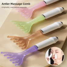Load image into Gallery viewer, Antler Finger Massage Comb Portable Comfortable Multifunctional Meridian Massage Comb Household Acupoints Massage Relaxation Tool
