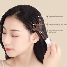 Load image into Gallery viewer, Antler Finger Massage Comb Portable Comfortable Multifunctional Meridian Massage Comb Household Acupoints Massage Relaxation Tool

