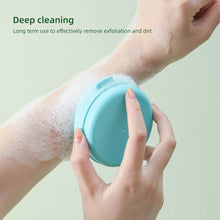 Load image into Gallery viewer, Silicone Bath Brush Round Portable Soft Skin-friendly Shower Brush Multifunctional Massage Bath Hair Washing Brush for Adult
