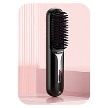 Load image into Gallery viewer, Wireless Portable Hair Straightener Adjustable Temperature Rechargeable Dual-purpose Hair Straightener Curling Iron Hair Style Tool
