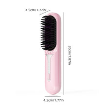 Load image into Gallery viewer, Wireless Portable Hair Straightener Adjustable Temperature Rechargeable Dual-purpose Hair Straightener Curling Iron Hair Style Tool
