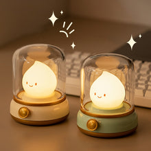 Load image into Gallery viewer, LED Night Light USB Charging Dimming Oil Lamp Bedroom Children Timing Sleeping Lamps Fun Switch Mood Light
