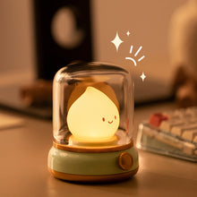 Load image into Gallery viewer, LED Night Light USB Charging Dimming Oil Lamp Bedroom Children Timing Sleeping Lamps Fun Switch Mood Light
