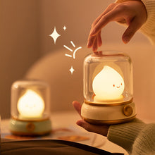 Load image into Gallery viewer, LED Night Light USB Charging Dimming Oil Lamp Bedroom Children Timing Sleeping Lamps Fun Switch Mood Light
