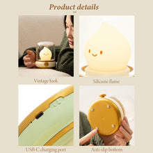 Load image into Gallery viewer, LED Night Light USB Charging Dimming Oil Lamp Bedroom Children Timing Sleeping Lamps Fun Switch Mood Light
