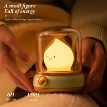 Load image into Gallery viewer, LED Night Light USB Charging Dimming Oil Lamp Bedroom Children Timing Sleeping Lamps Fun Switch Mood Light
