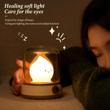 Load image into Gallery viewer, LED Night Light USB Charging Dimming Oil Lamp Bedroom Children Timing Sleeping Lamps Fun Switch Mood Light
