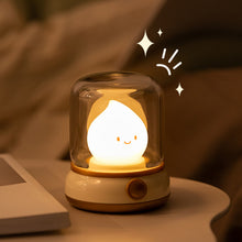 Load image into Gallery viewer, LED Night Light USB Charging Dimming Oil Lamp Bedroom Children Timing Sleeping Lamps Fun Switch Mood Light
