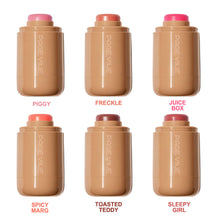 Load image into Gallery viewer, Pocket Powder Blusher Stick 6-color Lip Gloss Stick Highlights Brightens Natural Matte Rouge Blusher Blush Cream Stick
