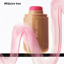 Load image into Gallery viewer, Pocket Powder Blusher Stick 6-color Lip Gloss Stick Highlights Brightens Natural Matte Rouge Blusher Blush Cream Stick
