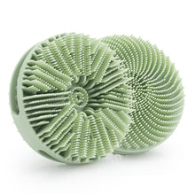 Load image into Gallery viewer, Double Sided Silicone Shower Brush Round Portable Set Hand Rub Shower Brush Adult Silicone Shower Brush

