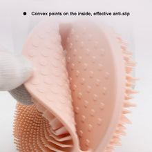 Load image into Gallery viewer, Double Sided Silicone Shower Brush Round Portable Set Hand Rub Shower Brush Adult Silicone Shower Brush
