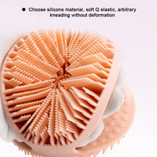 Load image into Gallery viewer, Double Sided Silicone Shower Brush Round Portable Set Hand Rub Shower Brush Adult Silicone Shower Brush
