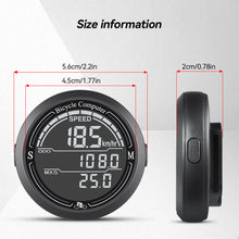Load image into Gallery viewer, Bicycle Wired Bike Speedometer Round Shaped Bike Computer Backlight Screen Cycle Odometer Cycling Equipment Waterproof
