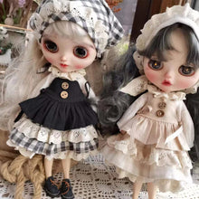 Load image into Gallery viewer, OB24 OB22 Doll Clothes for 1/6 Blythes Clothes Dress DIY Doll Suit Dress Up Doll For Girl Gift Color Match Hoodies Dolls Accessories
