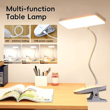 Load image into Gallery viewer, Desk Lamp USB Rechargeable Table Lamp With Clip Bed Reading Book Night Light LED Desk Lamps 3 Modes Dimming Eye Protection DC5V
