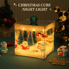 Load image into Gallery viewer, DIY Christmas Theme Night Light Material Bedroom Decoration Ornaments Bedside Handmade Birthday Christmas Gift

