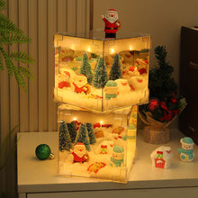 Load image into Gallery viewer, DIY Christmas Theme Night Light Material Bedroom Decoration Ornaments Bedside Handmade Birthday Christmas Gift
