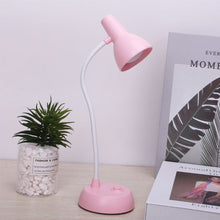Load image into Gallery viewer, LED Eye Protection Book Night Light Adjustable Angle Mini Clip-On Study Desk Lamp Battery Powered Flexible for Travel Bedroom Reading
