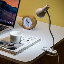 Load image into Gallery viewer, LED Eye Protection Book Night Light Adjustable Angle Mini Clip-On Study Desk Lamp Battery Powered Flexible for Travel Bedroom Reading
