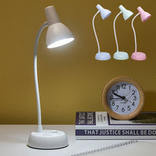 Load image into Gallery viewer, LED Eye Protection Book Night Light Adjustable Angle Mini Clip-On Study Desk Lamp Battery Powered Flexible for Travel Bedroom Reading
