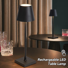 Load image into Gallery viewer, Rechargeable LED Table Lamp Touch Switch 3 Levels Dimmable Desk Lights Bar Club Dinner Creative Decorative Ambient Lighting
