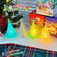 Load image into Gallery viewer, Christmas Tree LED Night Light Atmosphere Lamp Decoration Table Light Acrylic Diamond Night Lamp Home Holiday Light
