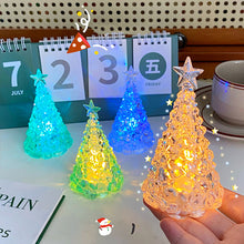Load image into Gallery viewer, Christmas Tree LED Night Light Atmosphere Lamp Decoration Table Light Acrylic Diamond Night Lamp Home Holiday Light
