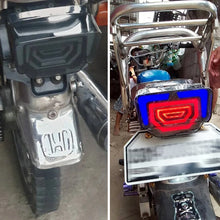 Load image into Gallery viewer, Motorcycle LED Tail Lights Brake Rear Light Lamp Integration Tail With Dynamic Flash For Honda CG125 TMX125/155
