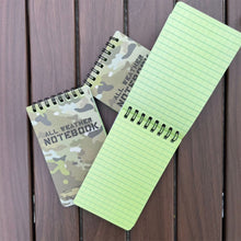 Load image into Gallery viewer, Tactical Note Book All-Weather Notebook Waterproof Writing Paper In Rain Camouflage Memo Pad Small Notebook Student Supplies
