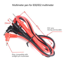Load image into Gallery viewer, Universal Digital Multimeter Test Leads 1000V 10A + Waterproof Voltmeter Two-Wire Tester Pen
