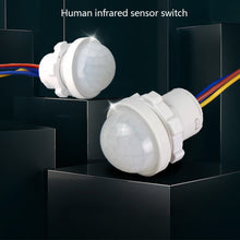 Load image into Gallery viewer, 2PCS Smart PIR Sensor Detector Switch 110V 220V Human Body Infrared Motion Sensor Indction Auto On Off Light Switches
