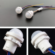 Load image into Gallery viewer, 2PCS Smart PIR Sensor Detector Switch 110V 220V Human Body Infrared Motion Sensor Indction Auto On Off Light Switches
