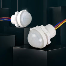 Load image into Gallery viewer, 2PCS Smart PIR Sensor Detector Switch 110V 220V Human Body Infrared Motion Sensor Indction Auto On Off Light Switches
