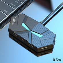 Load image into Gallery viewer, 7/4 Ports USB 2.0 HUB Type C Docking Station 5Gbps High Speed Transmission Splitter Adapter For Laptop Hard Drive Mouse Keyboard
