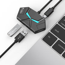 Load image into Gallery viewer, 7/4 Ports USB 2.0 HUB Type C Docking Station 5Gbps High Speed Transmission Splitter Adapter For Laptop Hard Drive Mouse Keyboard
