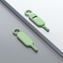 Load image into Gallery viewer, 2 IN 1 Anti-Lost Sim Card Eject Pin Needle with Storage Case Mobile Phone SIMCard Protector Holder Ejecter Tool Keyring Pendent
